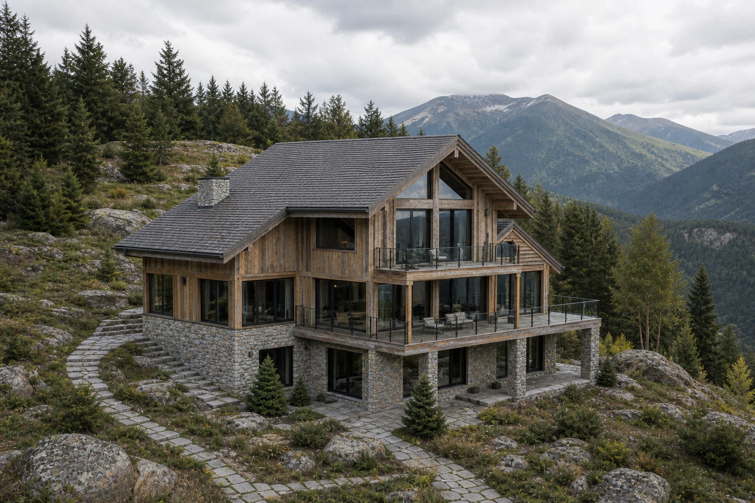 山麓木石居 - 建築空間 - 圖片 5