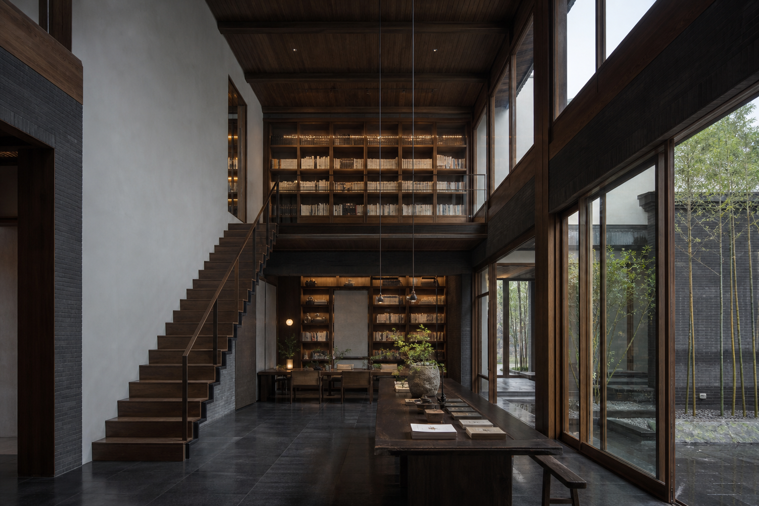 汝窯雨庭茶書館 - 公共空間 - 圖片 5