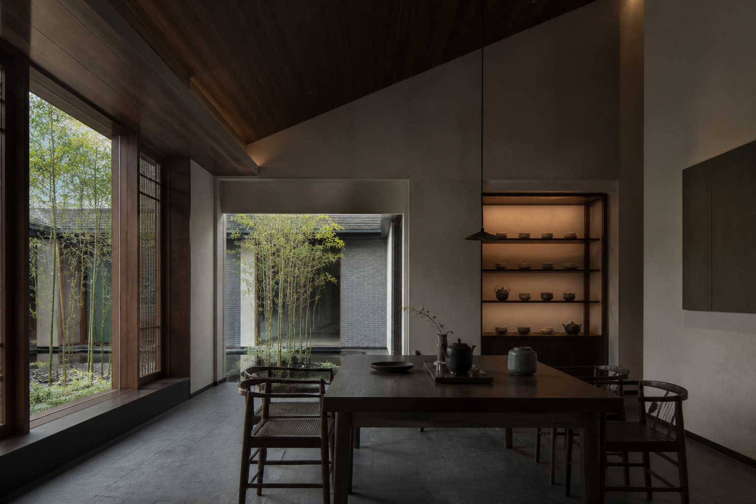 汝窯雨庭茶書館 - 公共空間 - 圖片 11