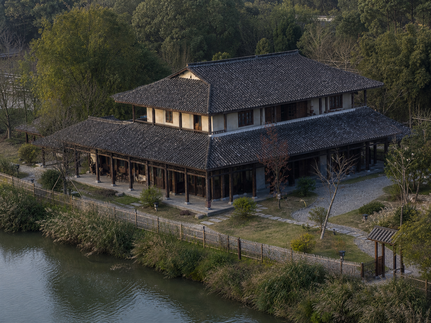 青瓦水院 - 建築空間 - 圖片 11