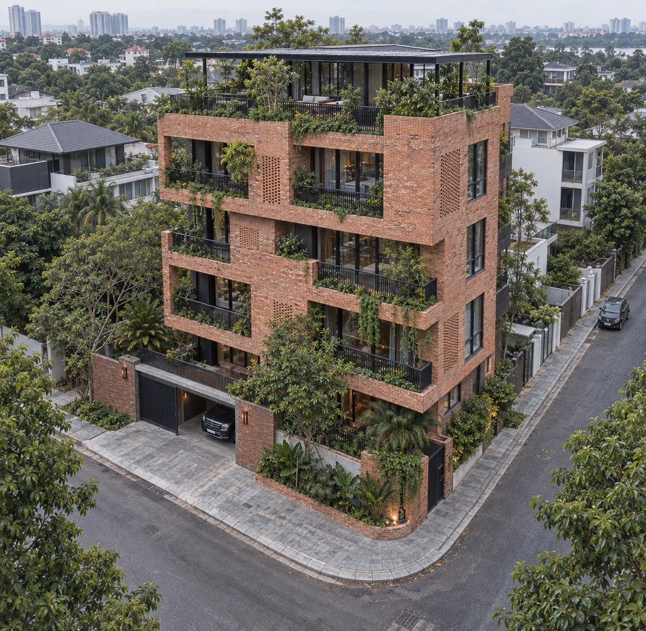 赤陶花園宅 - 建築空間 - 圖片 2