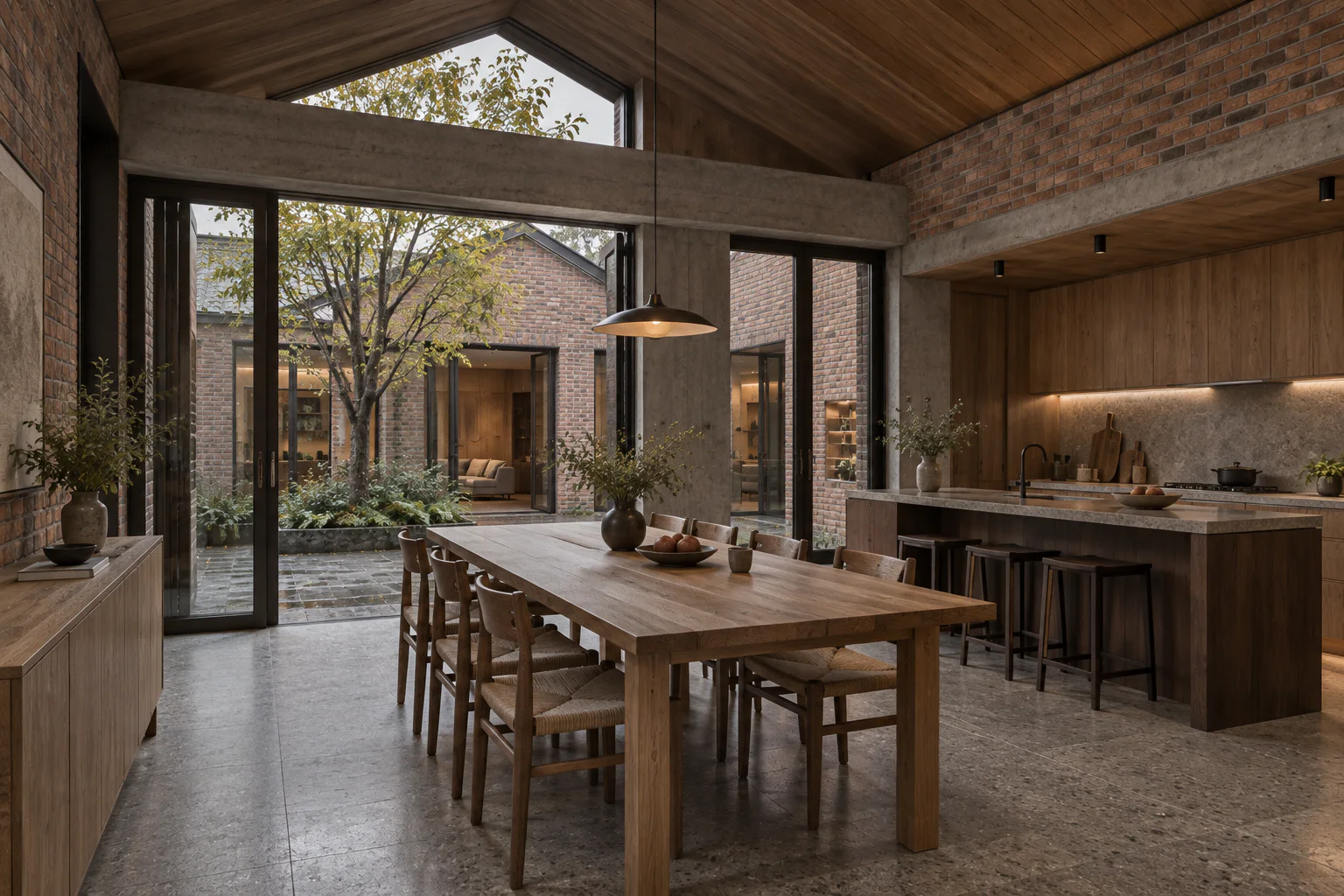折瓦院·坡屋顶院落自建房 - 建築空間 - 圖片 9