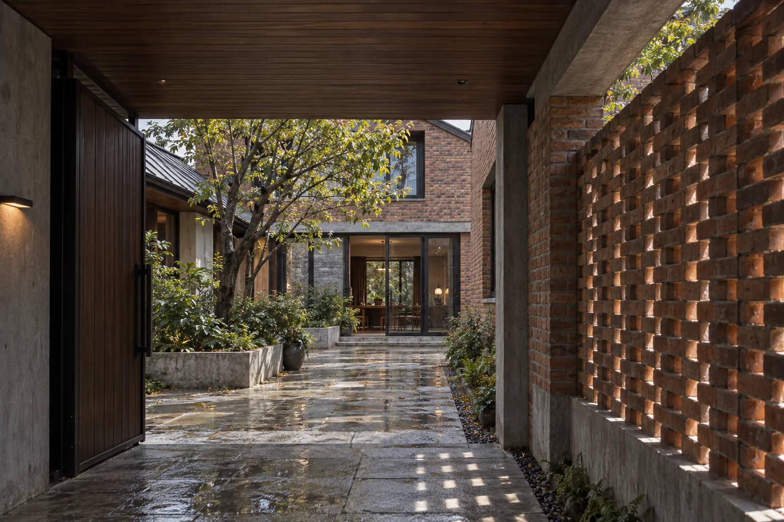 折瓦院·坡屋顶院落自建房 - 建築空間 - 圖片 14